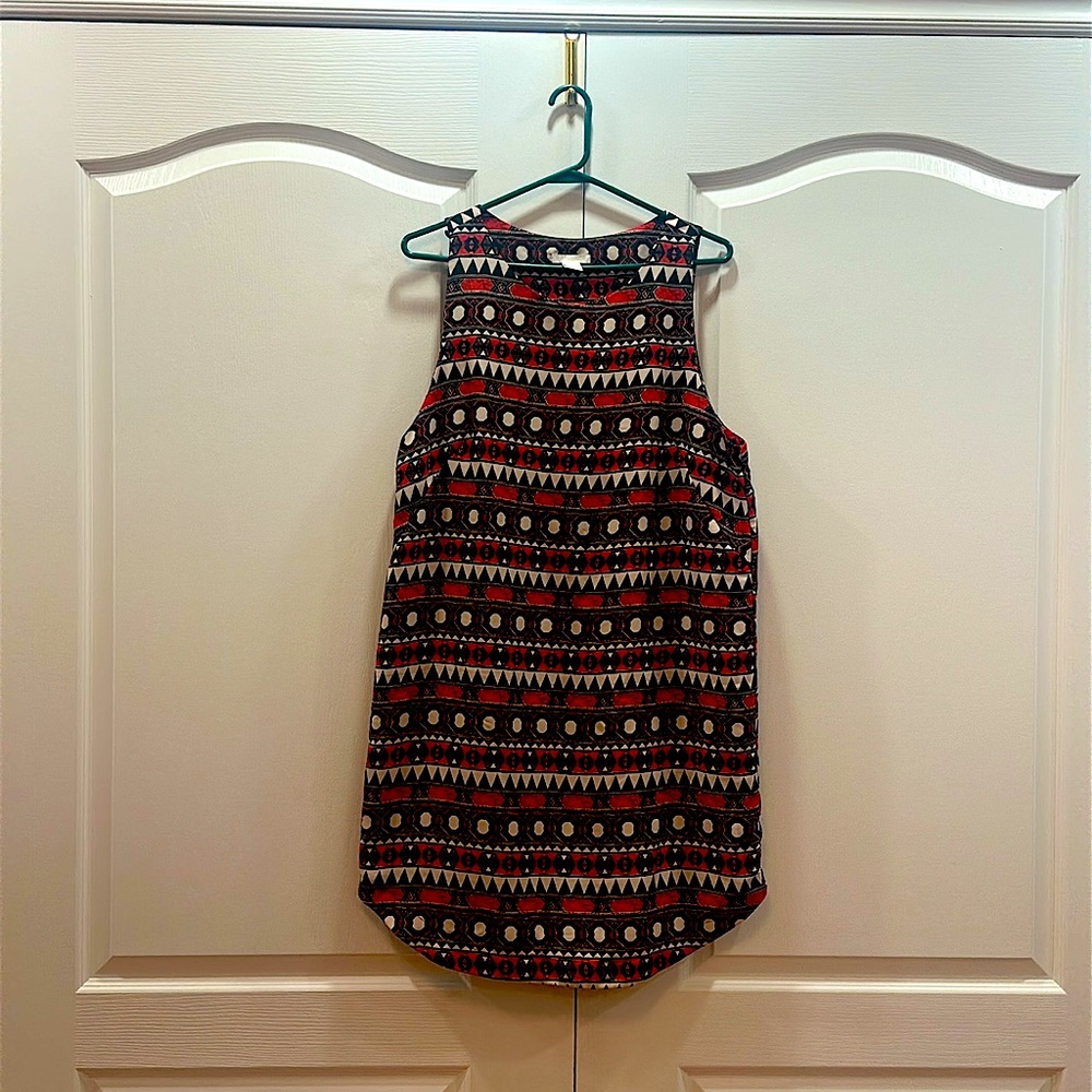 Tribal Print Sleeveless Dress